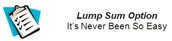 Movers Insurance - Lump Sum Option