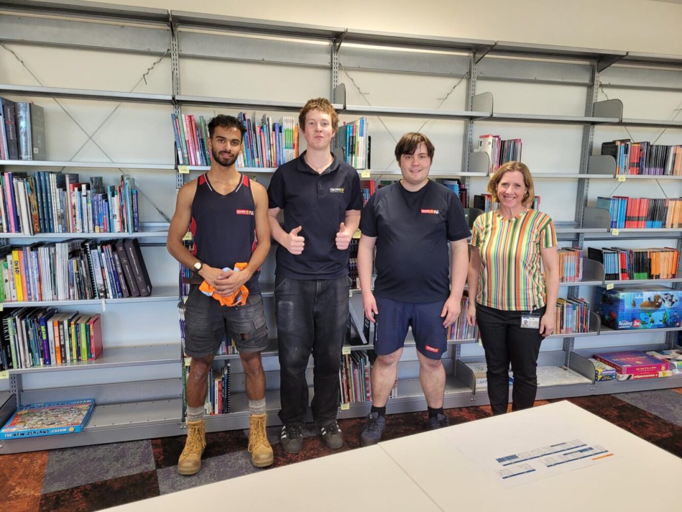 Crown Workspace Staff and PELC Librarian