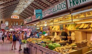 Spain Mercado de Colón of Valencia Columbus Market Juan Gomez