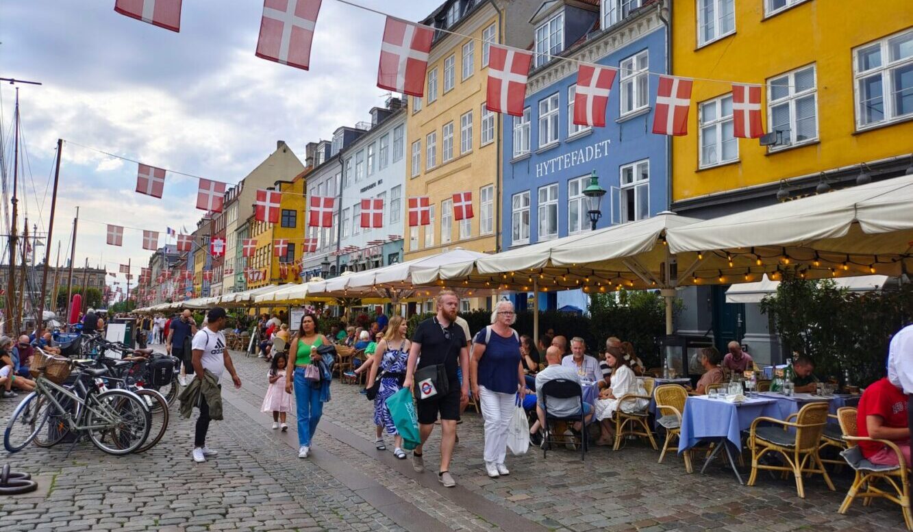 Denmark Copenhagen people outside Joshi Milestoner