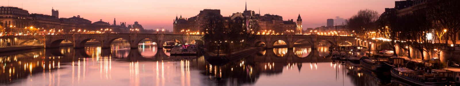 France Bridge in Paris over the Seine Geoffroy Hauwen