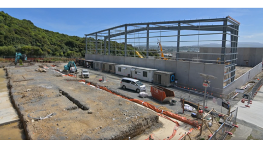 PHOTO 2 Crown Worldwide NZ new warehouse taking shape in Porirua, Wellington