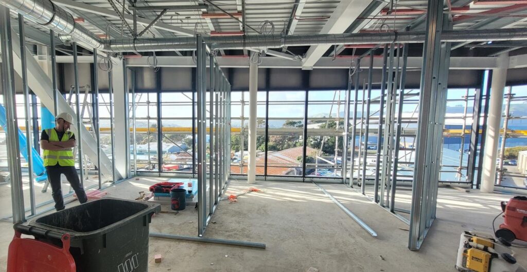 View from inside Crown's new Porirua facility