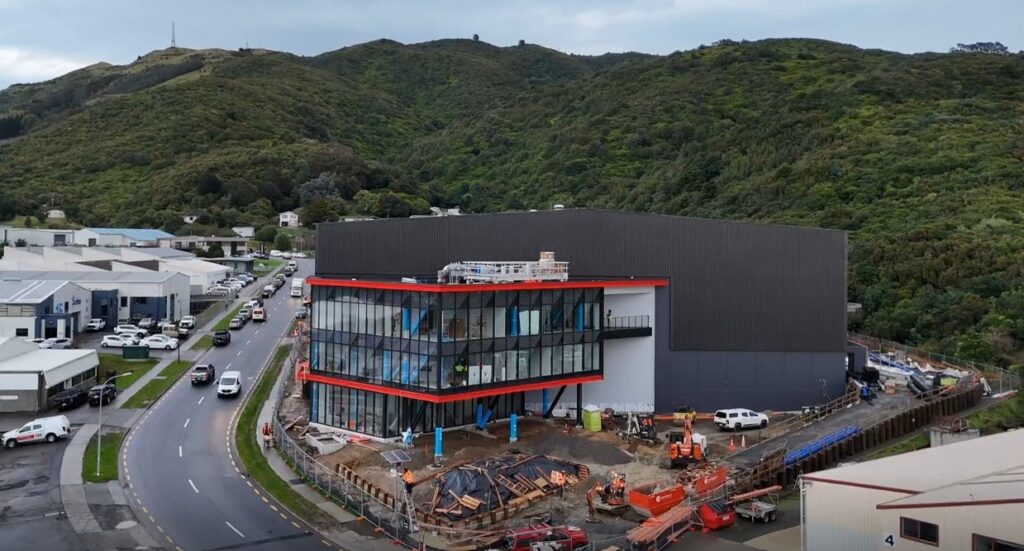 Offices in Crown's new build in progress Porirua, Wellinton, NZ July 2026